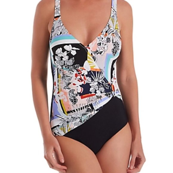 ‼️SALE ‼️ Anita NWT Swimsuit Contemporary one piece size 16D - Picture 1 of 5
